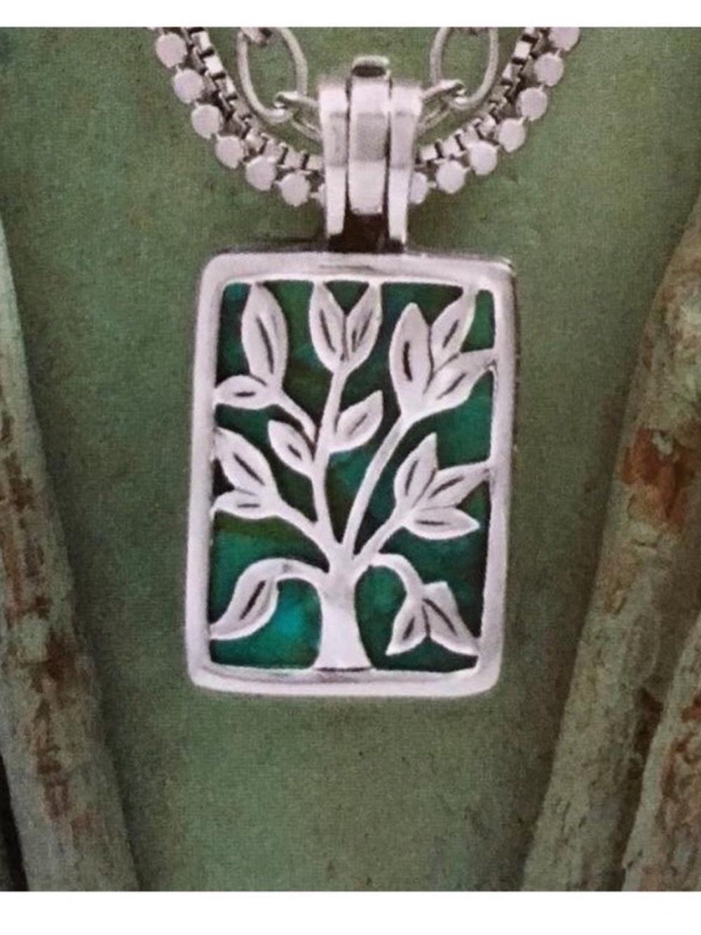 Silpada Sterling Silver ‘Tree of Life’ Pendant Set